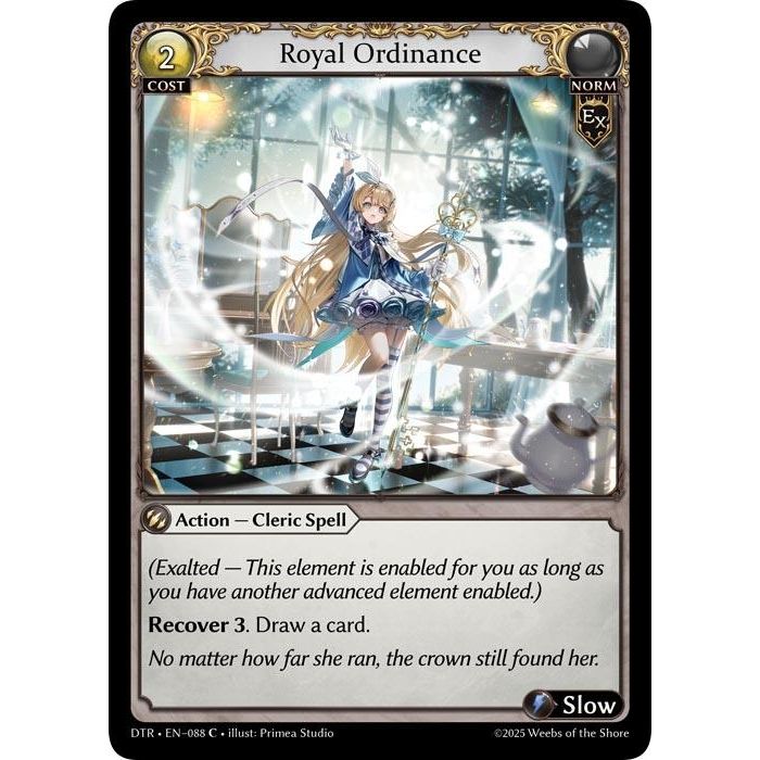 Image for Royal Ordinance (088) (DTR1E) - Grand Archive TCG