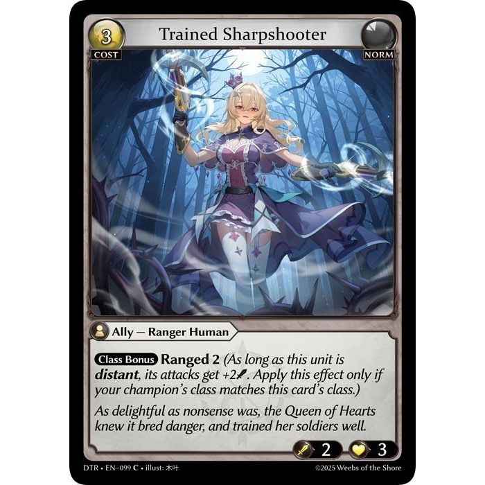 Image for Trained Sharpshooter (099) (DTR1E) - Grand Archive TCG