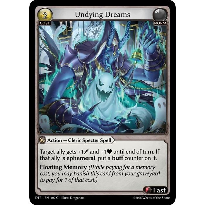 Image for Undying Dreams (102) (DTR1E) - Grand Archive TCG