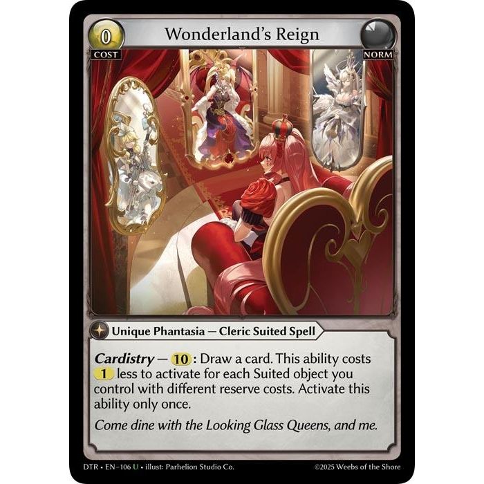 Image for Wonderland's Reign (106) (DTR1E) - Grand Archive TCG