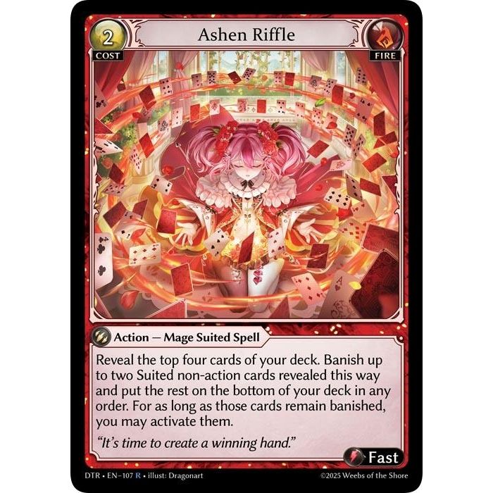 Image for Ashen Riffle (107) (DTR1E) - Grand Archive TCG