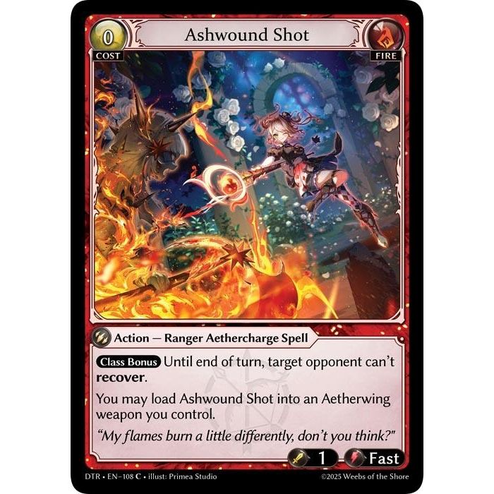 Image for Ashwound Shot (108) (DTR1E) - Grand Archive TCG