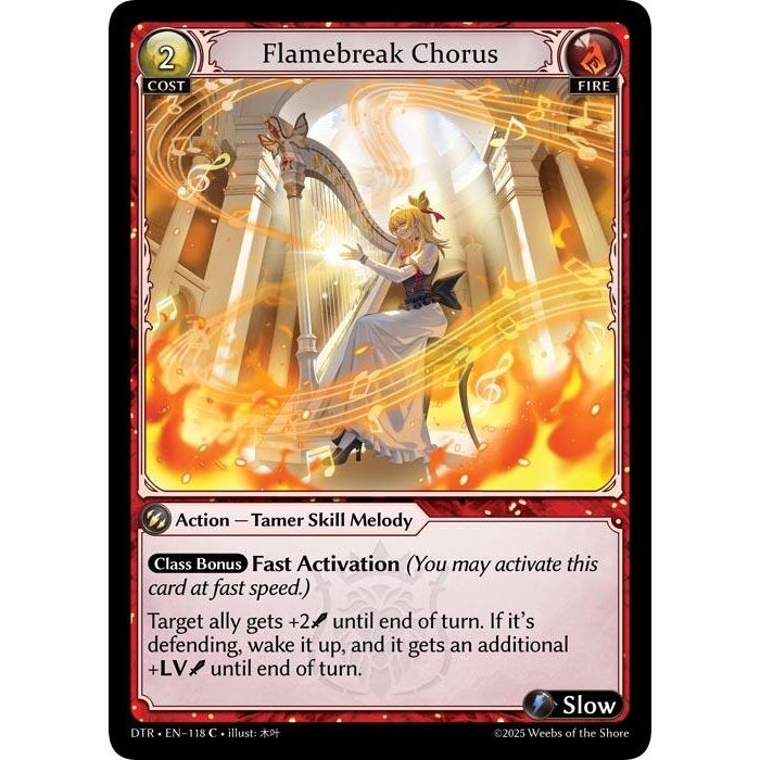 Image for Flamebreak Chorus (118) (DTR1E) - Grand Archive TCG
