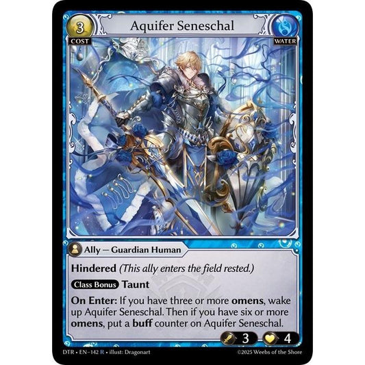 Image for Aquifer Seneschal (142) (DTR1E) - Grand Archive TCG