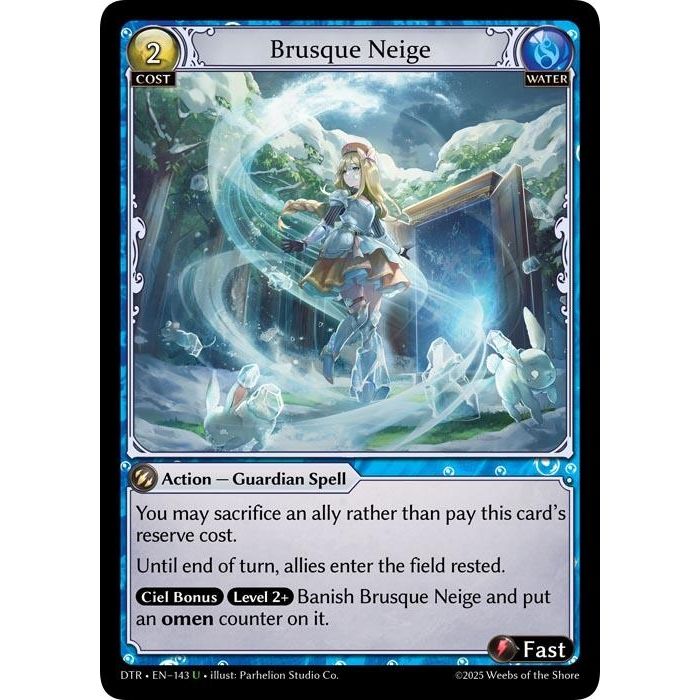 Image for Brusque Neige (143) (DTR1E) - Grand Archive TCG