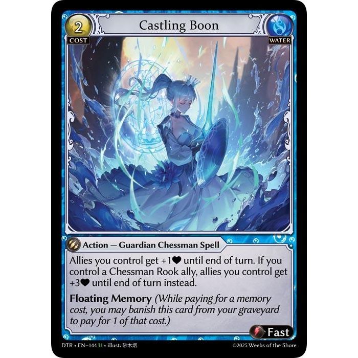 Image for Castling Boon (144) (DTR1E) - Grand Archive TCG