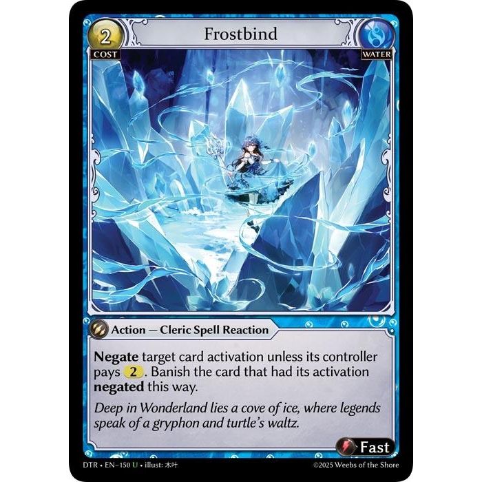 Image for Frostbind (150) (DTR1E) - Grand Archive TCG