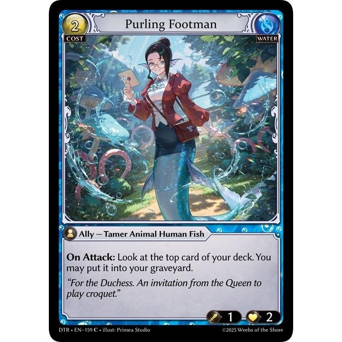 Image for Purling Footman (159) (DTR1E) - Grand Archive TCG