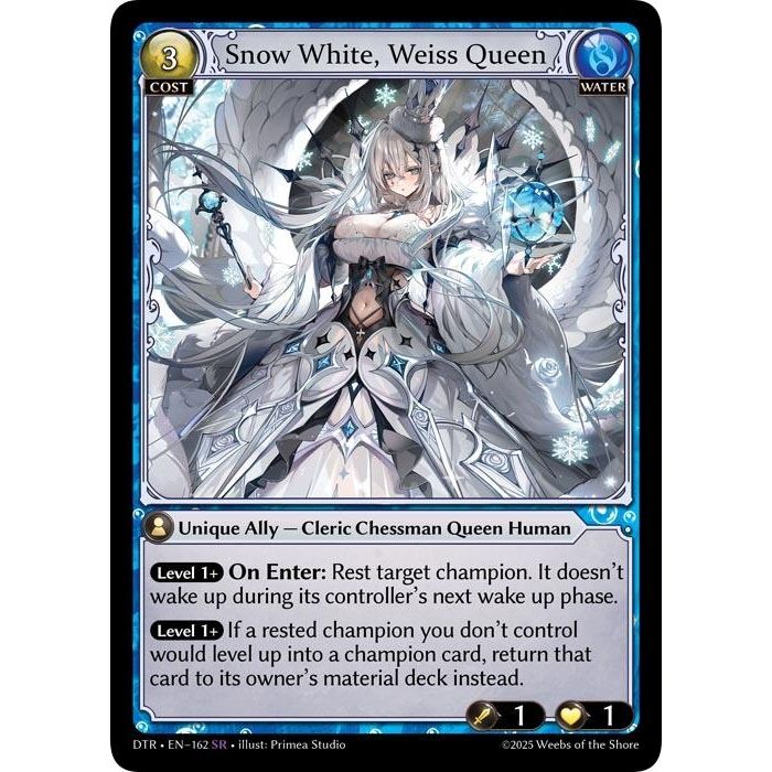 Image for Snow White, Weiss Queen (162) (DTR1E) - Grand Archive TCG