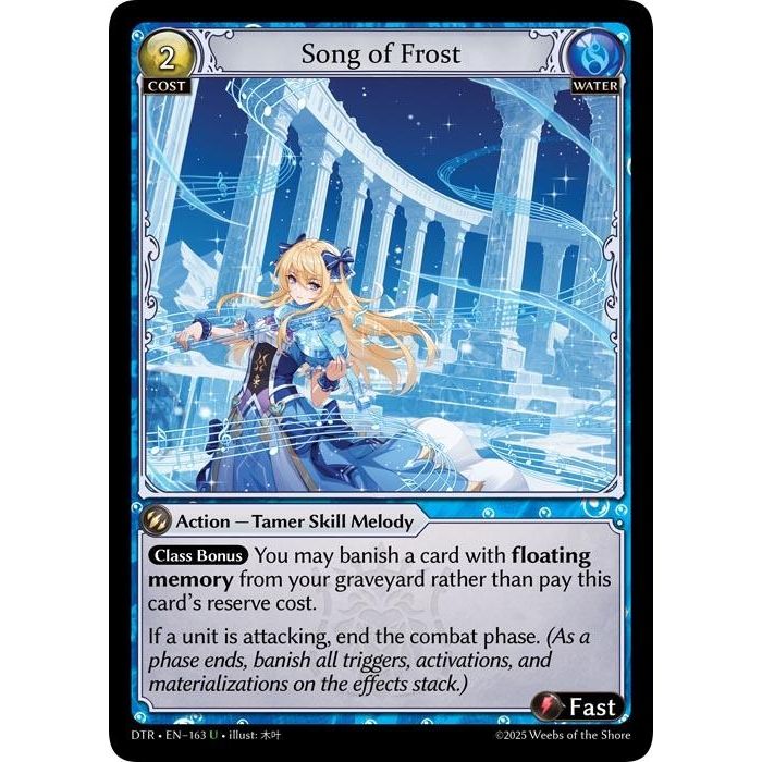 Image for Song of Frost (163) (DTR1E) - Grand Archive TCG