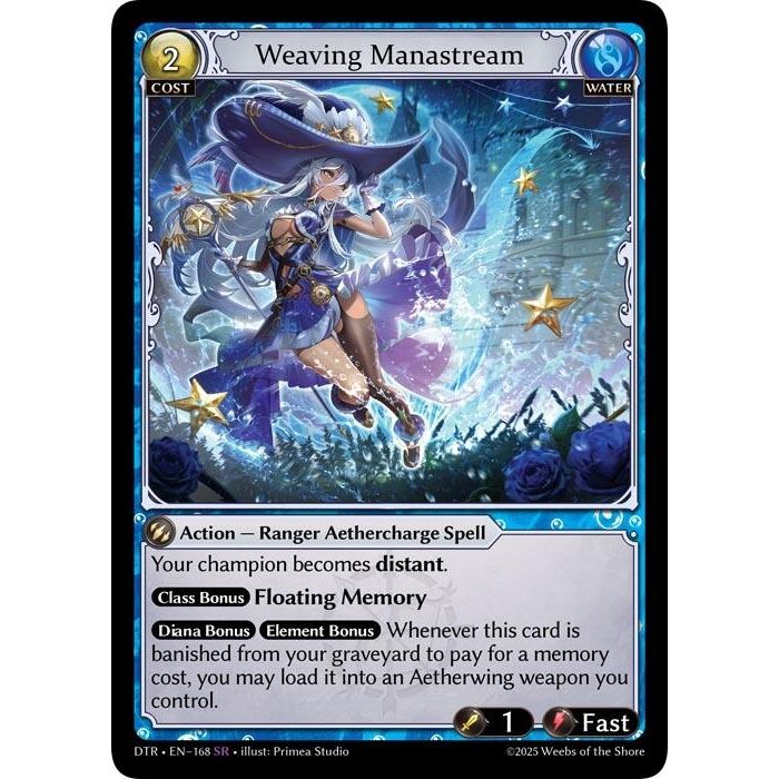 Image for Weaving Manastream (168) (DTR1E) - Grand Archive TCG