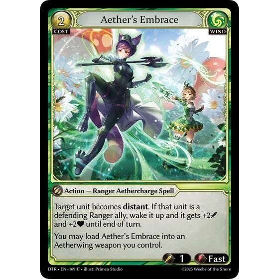 Image for Aether's Embrace (169) (DTR1E) - Grand Archive TCG