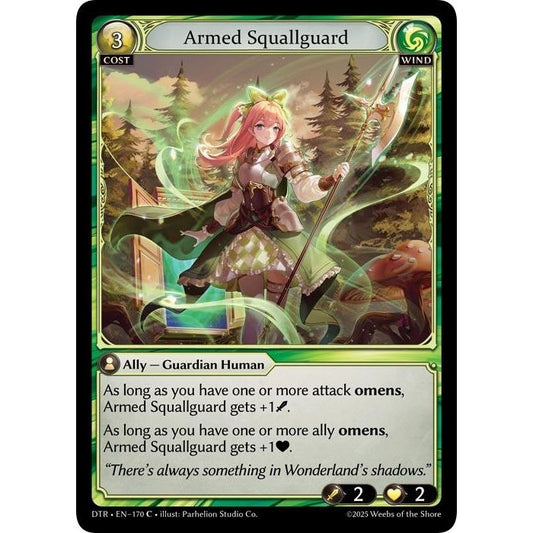 Image for Armed Squallguard (170) (DTR1E) - Grand Archive TCG