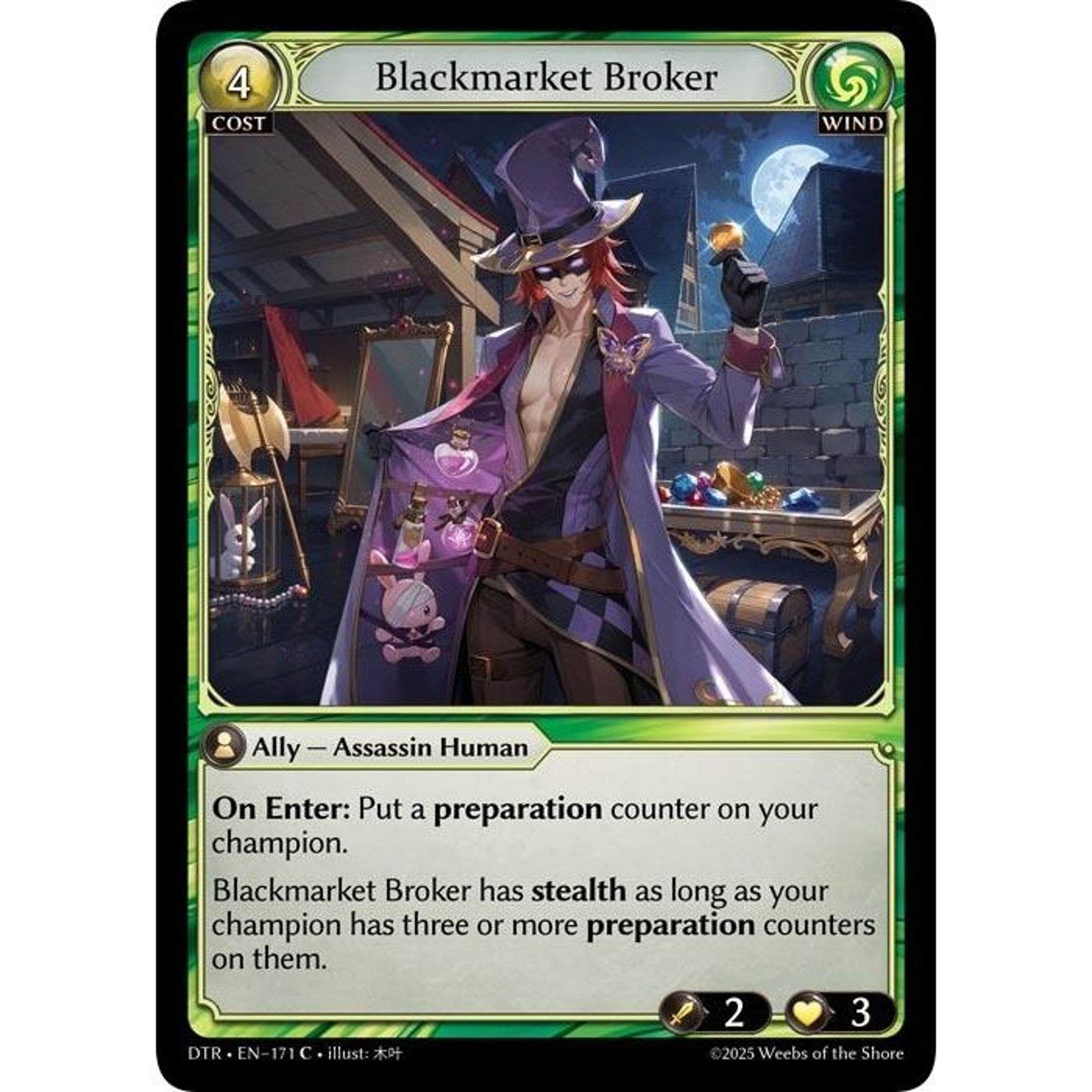 Image for Blackmarket Broker (171) (DTR1E) - Grand Archive TCG