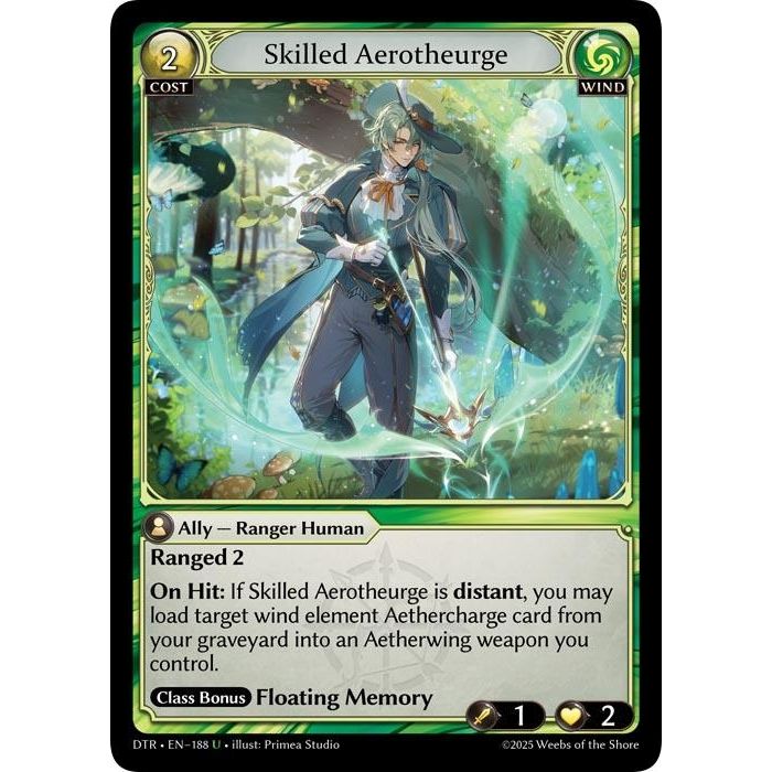 Image for Skilled Aerotheurge (188) (DTR1E) - Grand Archive TCG