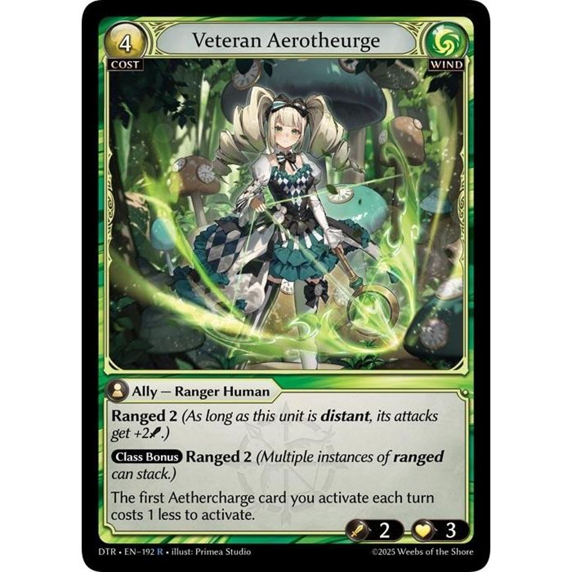 Image for Veteran Aerotheurge (192) (DTR1E) - Grand Archive TCG