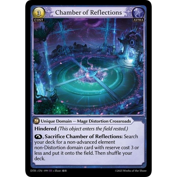 Image for Chamber of Reflections (199) (DTR1E) - Grand Archive TCG