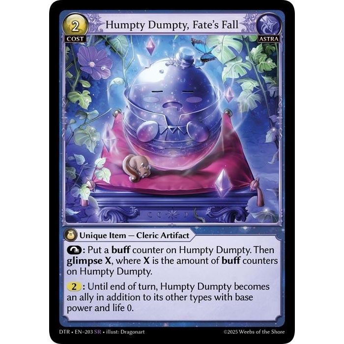 Image for Humpty Dumpty, Fate's Fall (203) (DTR1E) - Grand Archive TCG