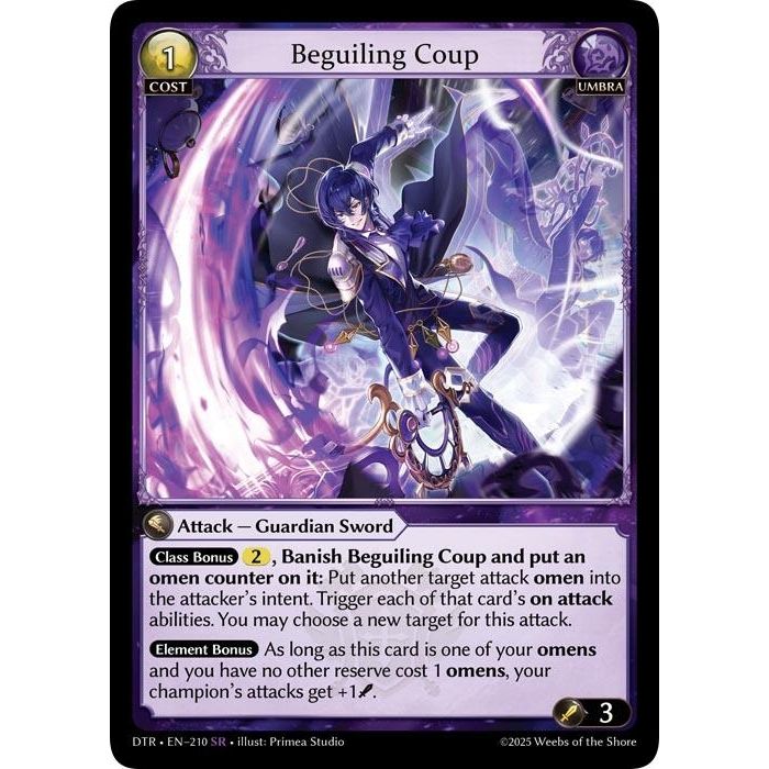 Image for Beguiling Coup (210) (DTR1E) - Grand Archive TCG