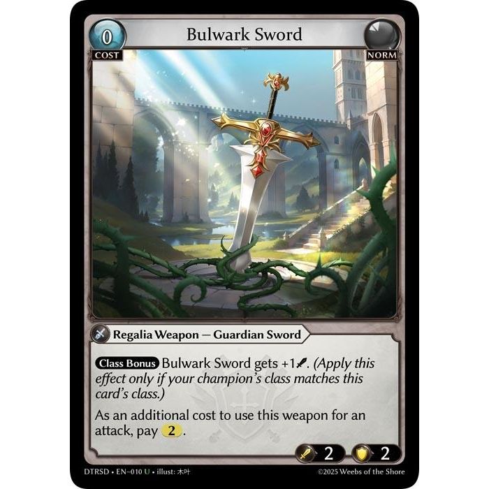 Image for Bulwark Sword (10) (DTRSD) - Grand Archive TCG