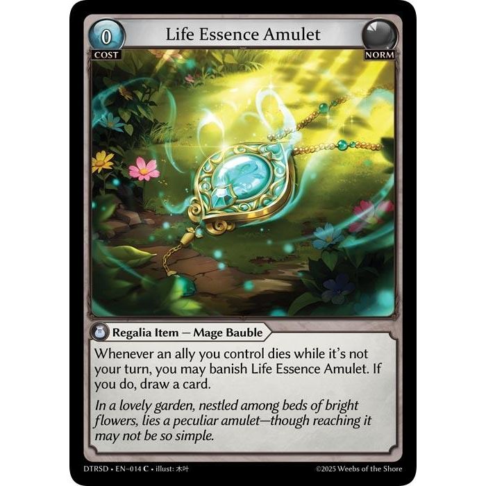 Image for Life Essence Amulet (14) (DTRSD) - Grand Archive TCG
