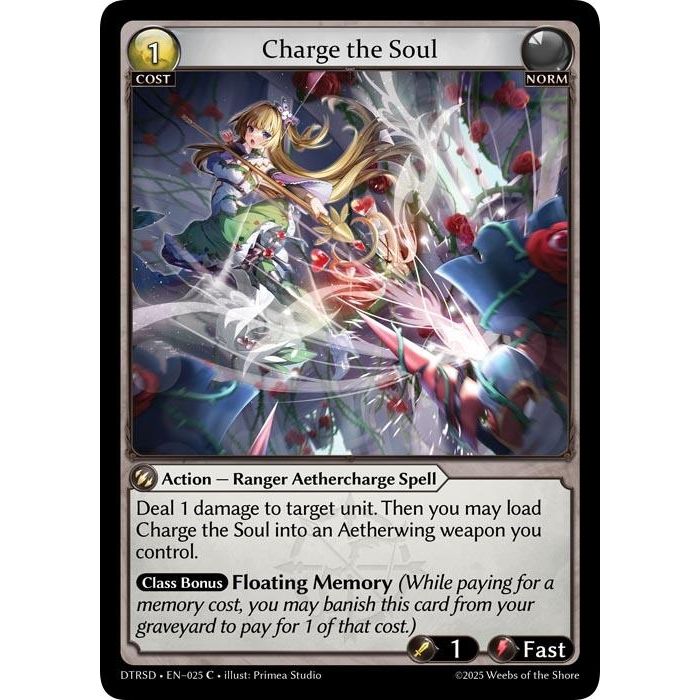 Image for Charge the Soul (25) (DTRSD) - Grand Archive TCG
