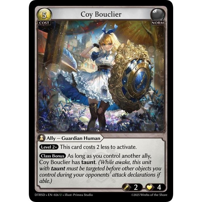 Image for Coy Bouclier (26) (DTRSD) - Grand Archive TCG