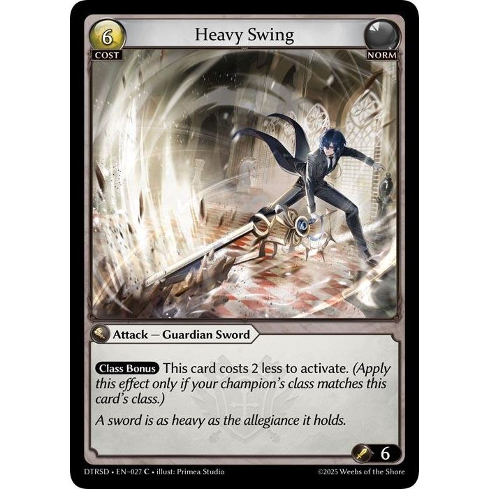 Image for Heavy Swing (27) (DTRSD) - Grand Archive TCG