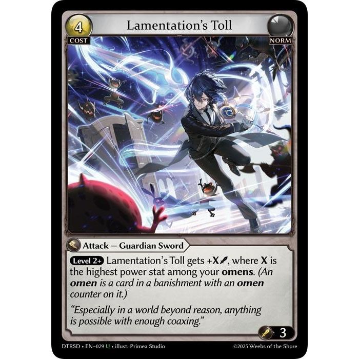 Image for Lamentation's Toll (29) (DTRSD) - Grand Archive TCG