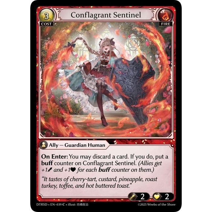Image for Conflagrant Sentinel (39) (DTRSD) - Grand Archive TCG