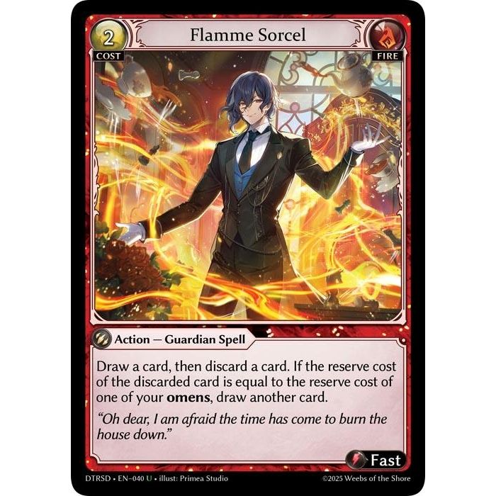 Image for Flamme Sorcel (40) (DTRSD) - Grand Archive TCG