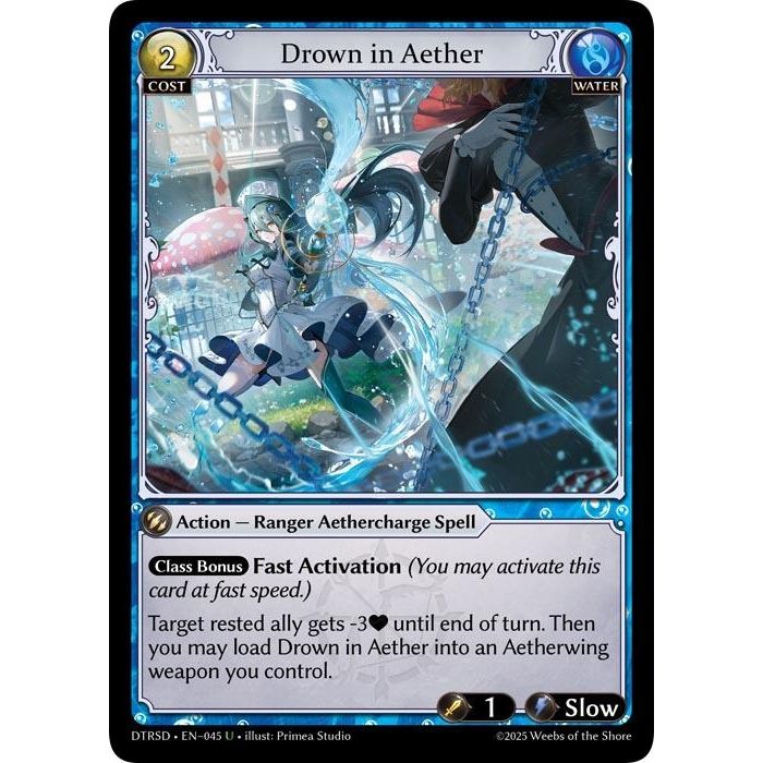 Image for Drown in Aether (45) (DTRSD) - Grand Archive TCG
