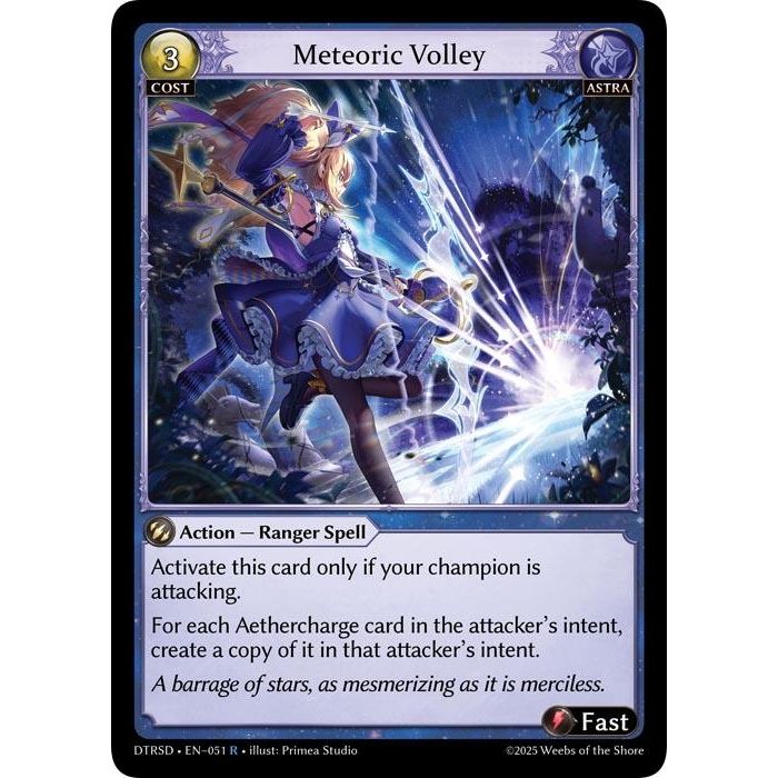 Image for Meteoric Volley (51) (DTRSD) - Grand Archive TCG