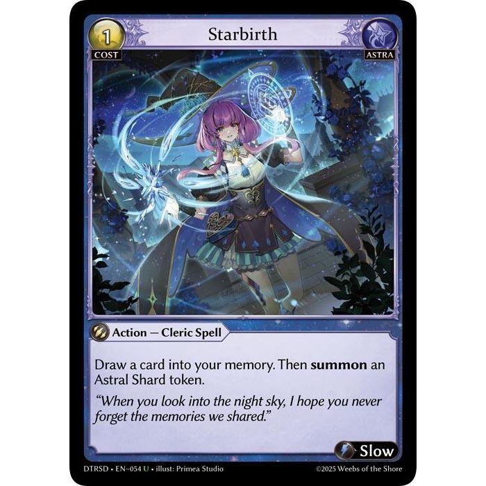 Image for Starbirth (54) (DTRSD) - Grand Archive TCG