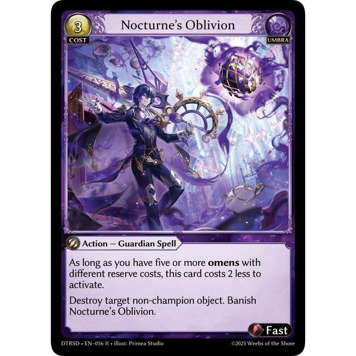 Image for Nocturne's Oblivion (56) (DTRSD) - Grand Archive TCG