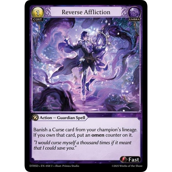 Image for Reverse Affliction (58) (DTRSD) - Grand Archive TCG