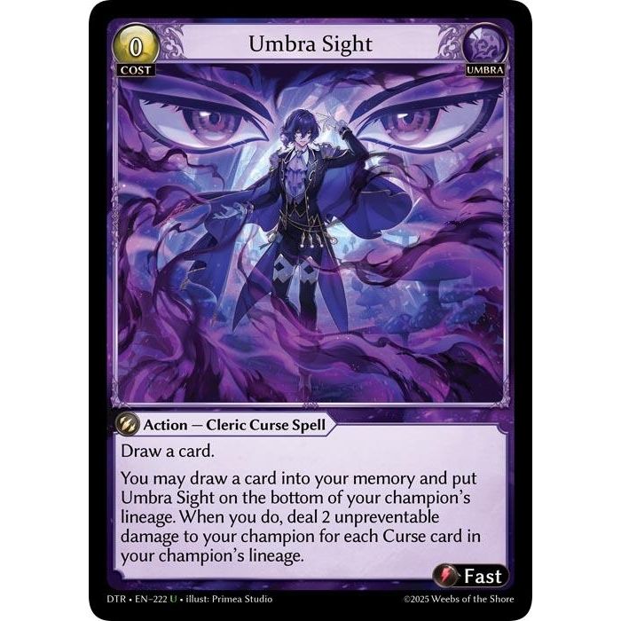 Image for Umbra Sight (60) (DTRSD) - Grand Archive TCG