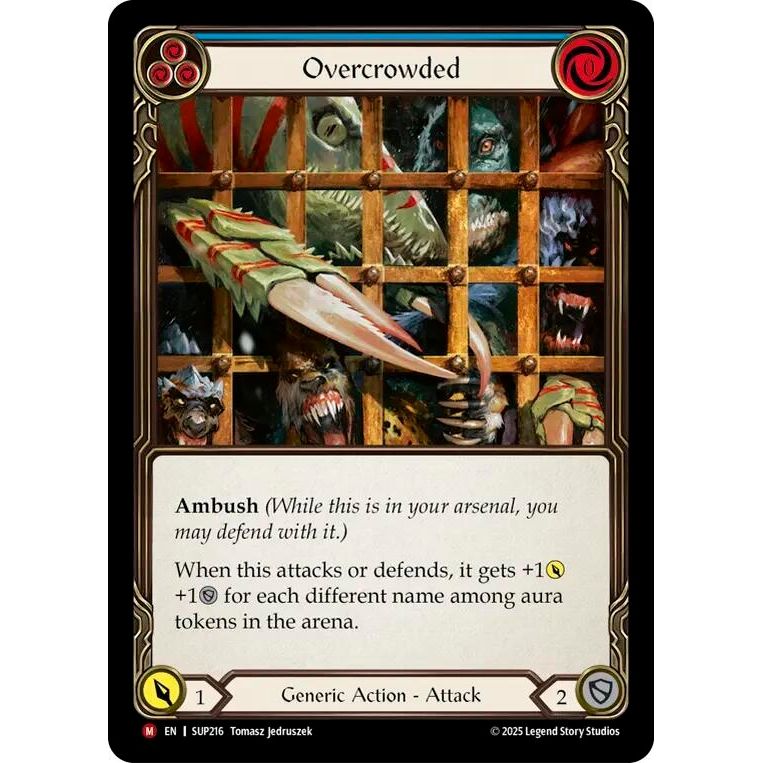 Image for Overcrowded (SUP216) (SUP) - Flesh and Blood TCG