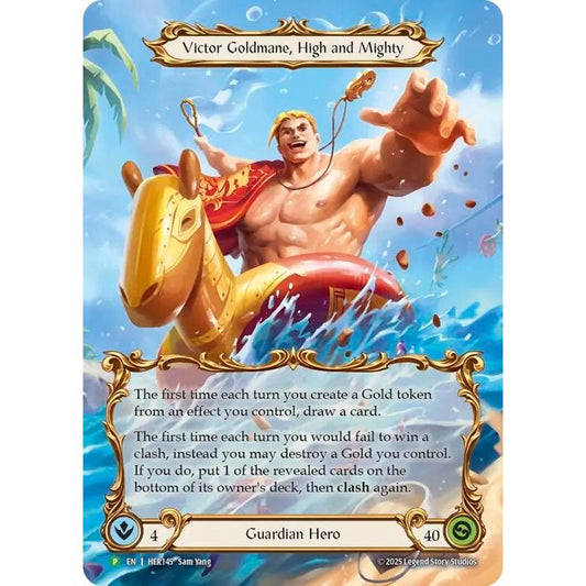 Image for Victor Goldmane, High and Mighty - HER145 (HER145) (PR) - Flesh and Blood TCG