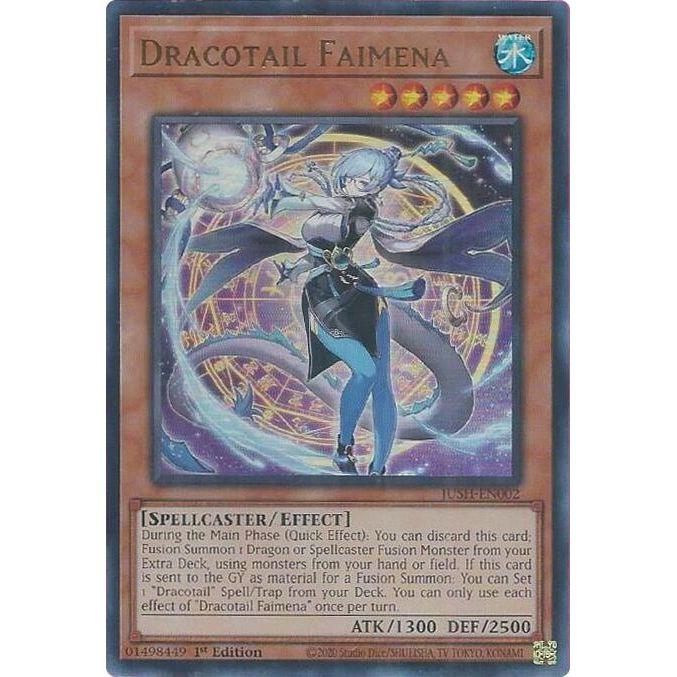 Image for Dracotail Faimena (JUSH-EN002) (JUSH) - YuGiOh