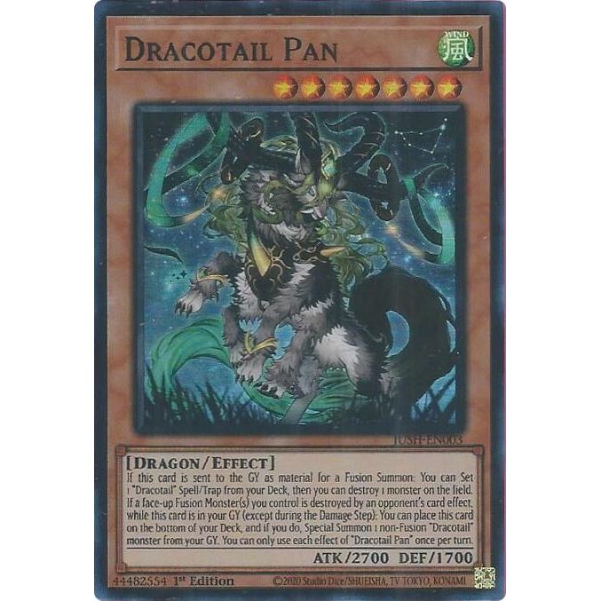 Image for Dracotail Pan (Super Rare) (JUSH-EN003) (JUSH) - YuGiOh
