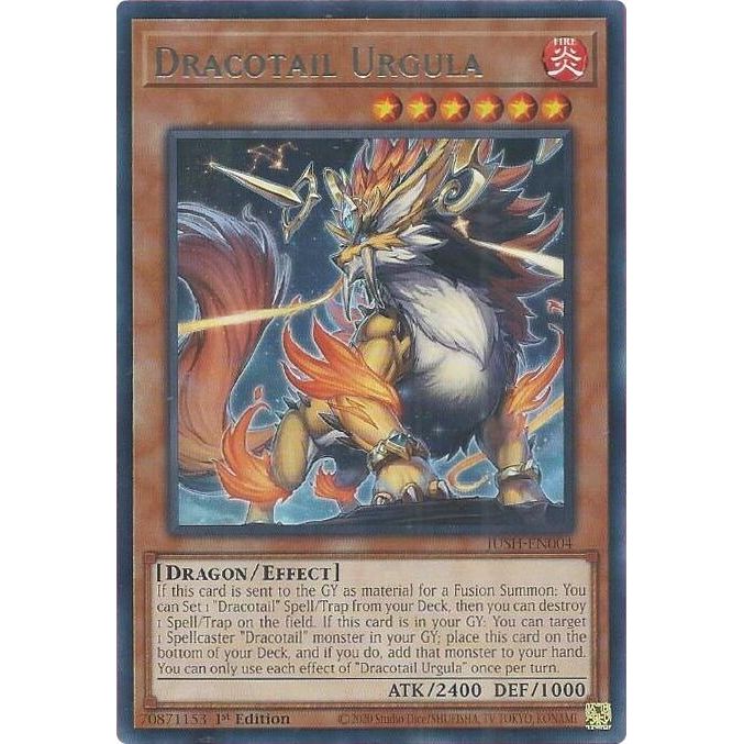 Image for Dracotail Urgula (JUSH-EN004) (JUSH) - YuGiOh
