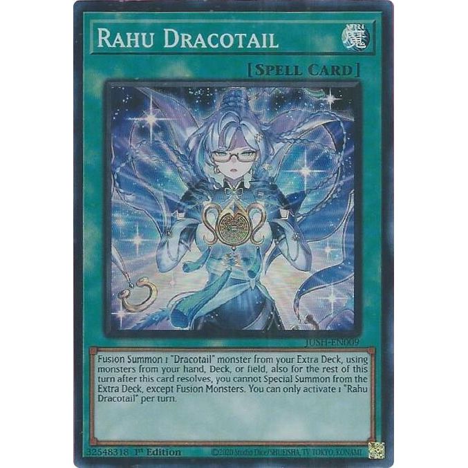 Image for Rahu Dracotail (JUSH-EN009) (JUSH) - YuGiOh