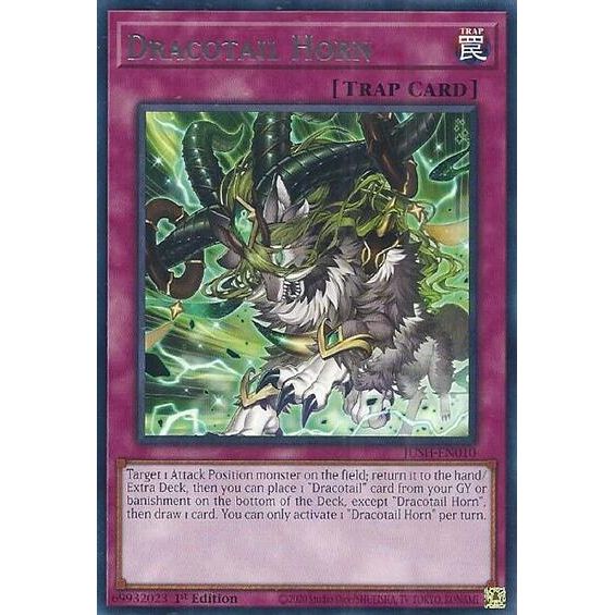 Image for Dracotail Horn (JUSH-EN010) (JUSH) - YuGiOh