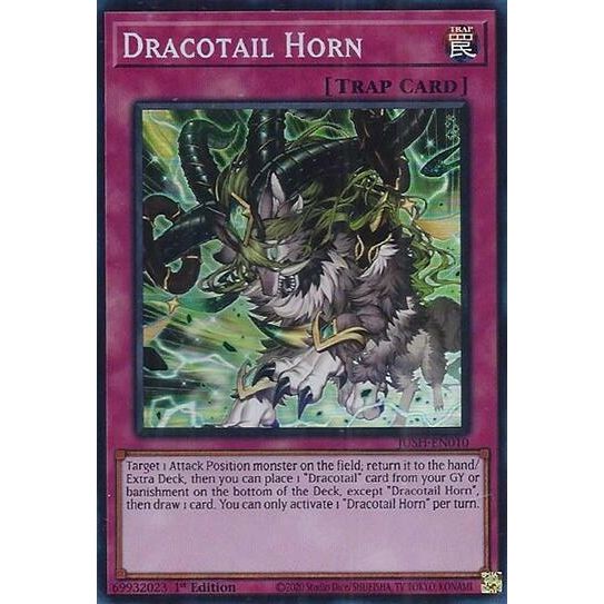Image for Dracotail Horn (Super Rare) (JUSH-EN010) (JUSH) - YuGiOh