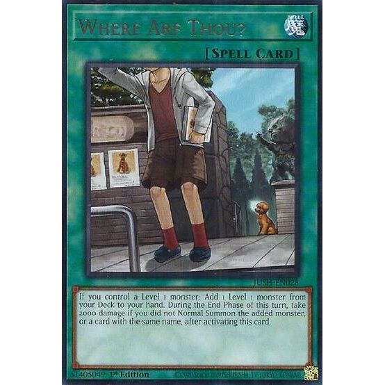 Image for Where Arf Thou? (JUSH-EN028) (JUSH) - YuGiOh