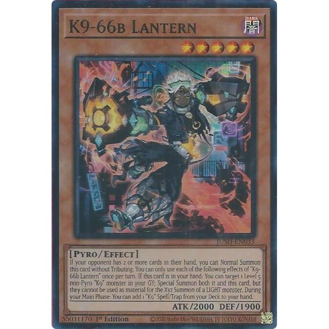 Image for K9-66b Lantern (JUSH-EN033) (JUSH) - YuGiOh