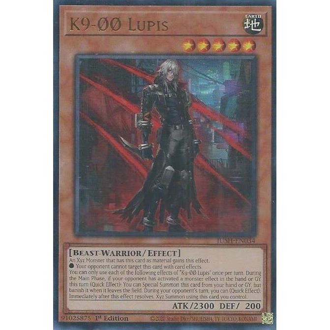 Image for K9-00 Lupis (JUSH-EN034) (JUSH) - YuGiOh