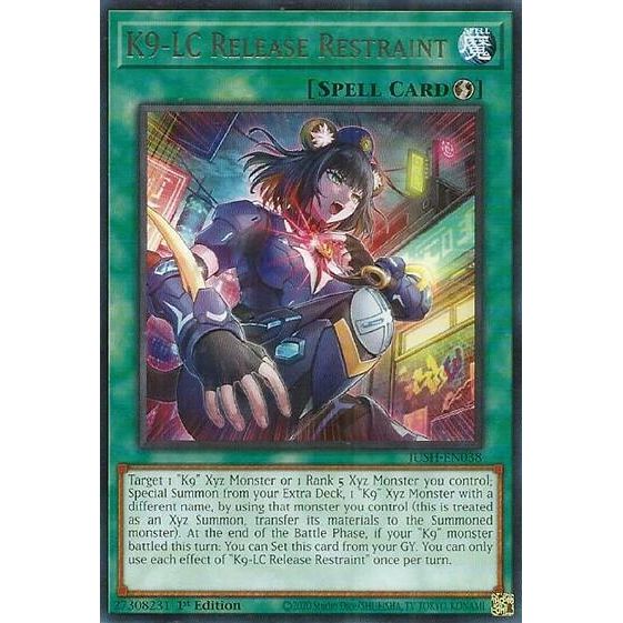 Image for K9-LC Release Restraint (JUSH-EN038) (JUSH) - YuGiOh