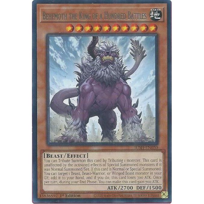 Image for Behemoth the King of a Hundred Battles (JUSH-EN050) (JUSH) - YuGiOh